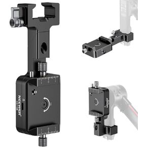 NEEWER RS4 RS3 Vertical Camera Mount Compatible with DJI Ronin RS 4 3 2 Pro Gimbal Stabilizer, 1s Quick Vertical to Horizontal Switch Anti Drop 180° Rotating Base for YouTube TikTok Vlog Video, CA108