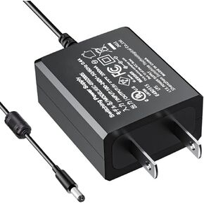 9V AC Adapter Power Supply for Brother P-Touch Label Maker and DYMO Label Manager UL Listed 6.6 FT Power Cord PT-D210 220 PT-D200VP PT-H110 AD-20 Rhino LM-160 500ST 210D 220P DC9V Replacement Charger