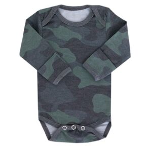Copper Pearl Long Sleeve Bodysuit Baby: Ultra Soft Baby for Newborns, Boys, and Girls - Stylish, Comfortable, Overlap Shoulders, Premium Knit Fabric - 3-6 Months, Hunter