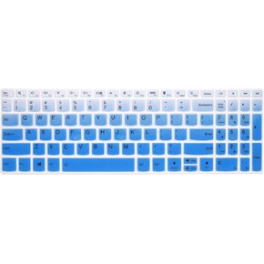 Keyboard Cover for Lenovo 2022 2021 Yoga 7i 15.6 16", ideaPad Flex 5 15.6", ideaPad 5 15, ideaPad 3i 15, ideaPad Slim 7 7i 15 15.6, Flex 5 15, ThinkBook 15 G2 G3, ThinkBook 15p,US Version (Ombre Blue)