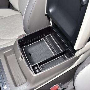 TACORBO Center Console Organizer Compatible with Kia Carnival 2024 2023 2022 Accessories Insert Tray, KA4 MPV Armrest Secondary Storage Box, Black Trim in Kuwait