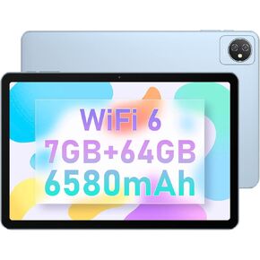 تابلت بلاك فيو 2024 مقاس 10 بوصات 8 واي فاي، 7 جيجابايت + 64 جيجابايت/TF 1 تيرابايت 6580 مللي أمبير في الساعة، شاشة HD + IPS 13 ميجابكسل + 8 ميجابكسل، كاميرا داول، أندرويد 12 جهاز لوحي للأطفال، طراز Wi-Fi 6، BT5.0/جسم معدني/Google GMS، أزرق in Kuwait