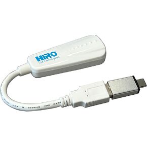HiRO H50365 Dual Interface USB USB-C Type-C Type C USB 3.0 to Gigabit Ethernet LAN 1000Mbps 1000 Mbps Portable Network Adapter Windows 11 10 Plug n Play Native Driver No Installation Needed