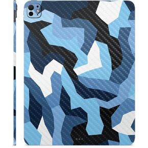 Carbon Fiber Skin Compatible with Apple iPad Pro 13 (M4) 2024 - Sky Camouflage - Premium 3M Vinyl Protective Decal Cover - Easy to Apply | Crafted in The USA by MightySkins