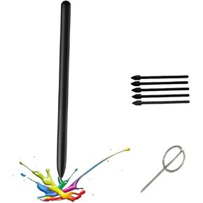 Galaxy Tab S9 Stylus Pen Replacement for Samsung Galaxy Tab S9,S9 Plus,S9 Ultra S Pen,Tab S9+,Tab S9 Ultra,All Versions Stylus Touch S Pen,with Tips and Card Pin(Black)