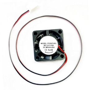 Cooling 25mm Case PC Fan for 25mm x 25mm x 7mm DC 12V 0.1A 2507 Brushless 2-Pin XH2.54 8800RPM