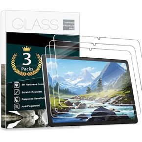 3 Packs Screen Protector for Samsung Galaxy Tab A9+/ A9 Plus 10.9 Inch 2023 5G Tablet (SM-X210/X216/X218),Tempered Glass with HD Clarity,Scratch Resistance and Bubble, Straight Edges,Free Installation