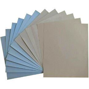Wet/Dry Abrasive Sandpaper Sheets 12 PC Grit 1500 2000 2500 3000 5000 7000 High Precision Polishing Sanding Made in Germany