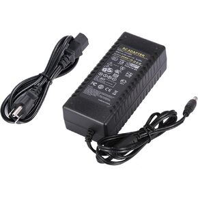COOLM 48V 3A Power Supply Adapter 144W AC 100-240V DC 48 Volt 3 Amp Output Adaptor Interface 5.5 x 2.5mm Plug for PoE Switch PoE Injector Control Systems