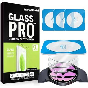 [3-Pack] Screen Protector for Samsung Galaxy Watch 6 (40mm) Tempered Glass, 9H Hardness, Bubble Free, Easy to Install