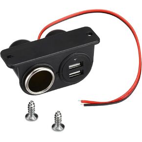 USB SUV Vehicle Under-Dash Mount 12V/24V Charger Phones Power Supply Fast Charging Device Female Cigarette-lighters Socket Heavy Duty 12v 24v Adapter Car USB-Plug Starter