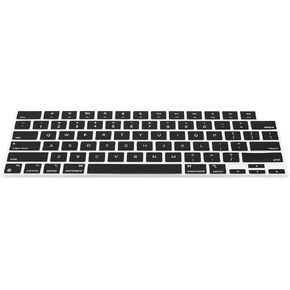 kwmobile Keyboard Cover Compatible with Apple MacBook Pro 14" (2021) A2442 - Keyboard Cover US English QWERTY - Black