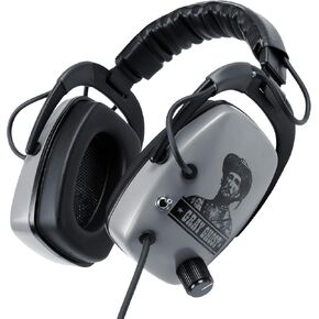 DetectorPro Original Gray Ghost Platinum Series Headphones with 1/4" Angle Plug