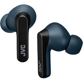 سماعات رأس JVC RIPTIDZ True اللاسلكية مع تشغيل مستشعر اللمس، استخدام أذن واحدة، IPX5، بلوتوث 5.1، عمر بطارية طويل (يصل إلى 30 ساعة) - HAA9TB (أسود)، صغير