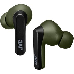 JVC RIPTIDZ True Wireless Headphones with Touch Sensor Operation, Single Ear use, IPX5, Bluetooth 5.1, Long Battery Life (up to 30 Hours) - HAA9TB (Black), Small in Kuwait