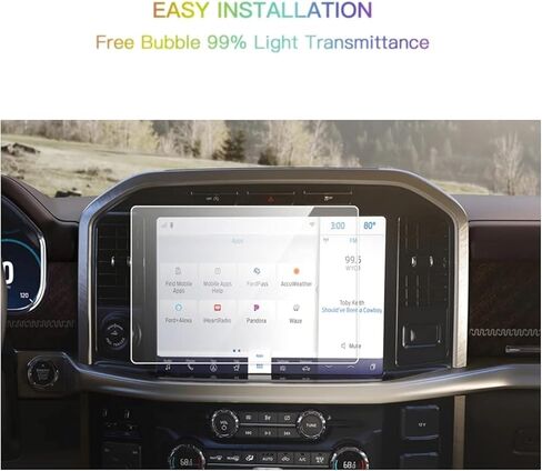 Screen Protector Compatible With 2021-2023 F150 12 Inch Touchscreen,Anti-Explosion & Scratch,HD Clear,SSSKY Sync4 Screen Protector in Kuwait