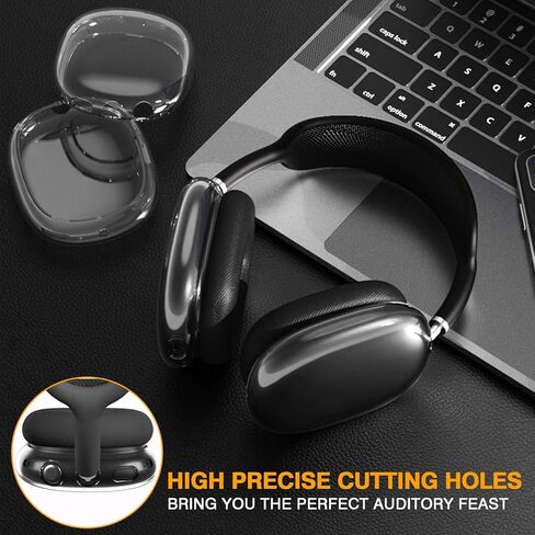 غطاء حافظة NotoCity لسماعات AirPods Max، غطاء حماية شفاف، ملحقات حماية شفافة مضادة للخدش لـ AirPods Max in Kuwait