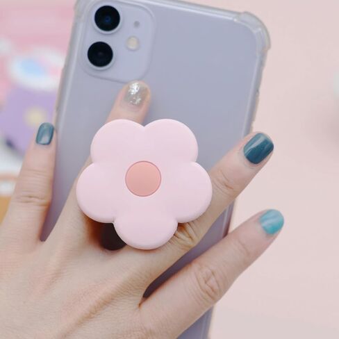 10 Pack 2D Cute Flower Stand Holder, Daisy Silicone Flower Shape Collapsible Expandable, Multi Functional Mobile Phone Grip Stand Holder for Smartphone Tablet Cell Phone Accessory in Saudi Arabia