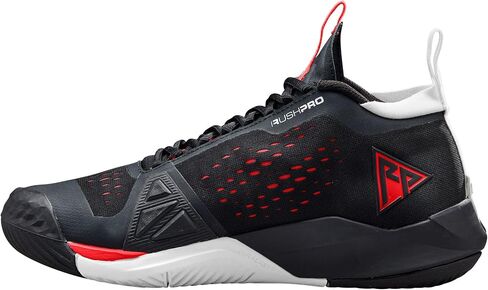 WILSON Rush Pro Tour Mid Mens Tennis Shoes - White/Black/Red/D Medium / 13.0 in Saudi Arabia