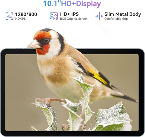 تابلت بلاك فيو 2024 مقاس 10 بوصات 8 واي فاي، 7 جيجابايت + 64 جيجابايت/TF 1 تيرابايت 6580 مللي أمبير في الساعة، شاشة HD + IPS 13 ميجابكسل + 8 ميجابكسل، كاميرا داول، أندرويد 12 جهاز لوحي للأطفال، طراز Wi-Fi 6، BT5.0/جسم معدني/Google GMS، أزرق in Kuwait