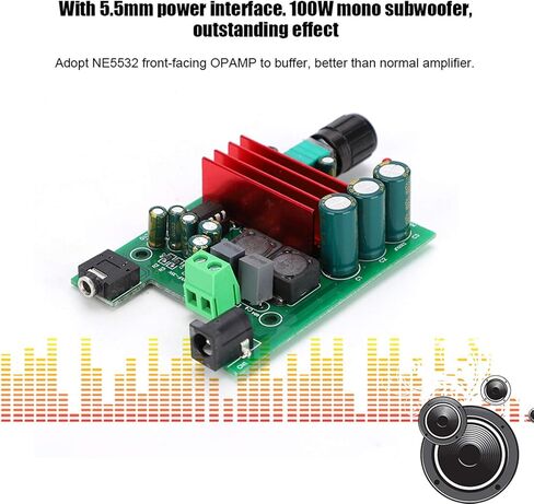 100 واط TPA3116D2 100 واط جهاز تضخيم الصوت المجلس ، أحادية مكبر كهربائي كامل التردد أحادية قناة الرقمية السلطة أمبير مجلس NE5532 OPAMP 8 إلى 25 فولت in Kuwait