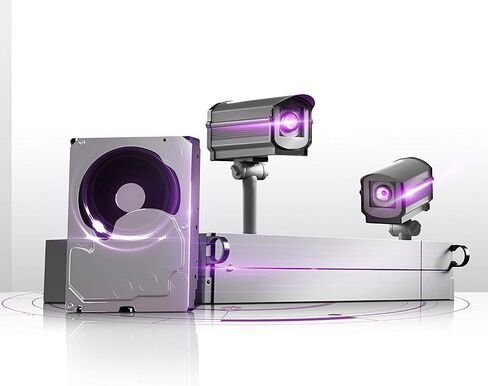 محرك الأقراص الصلبة الداخلي ويسترن ديجيتال 6 تيرابايت WD Purple للمراقبة SATA 6 جيجابايت/ثانية، ذاكرة تخزين مؤقت 64 ميجابايت، 3.5 - WD60PURZ (متجدد) in Saudi Arabia