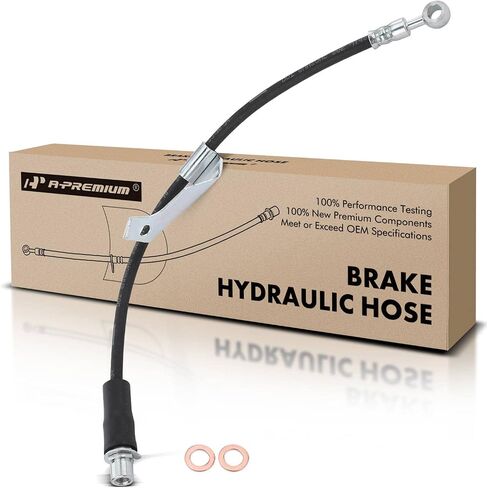A-Premium Front Passenger Side Brake Hydraulic Hose Compatible with Select Chevy, Pontiac, Saturn & Suzuki Models - Captiva Sport 2012-2013, Equinox/Torrent/XL-7 07-09, Vue 08-10 - Replace# 5154078J02 in Kuwait