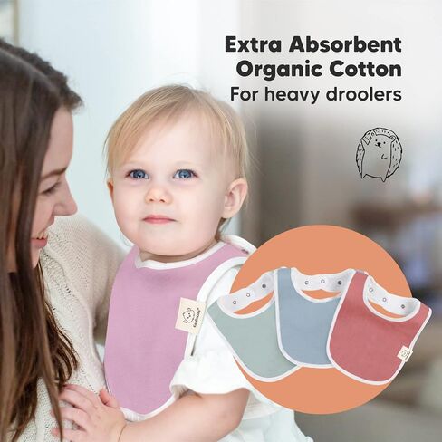مرايل أطفال مكونة من 8 قطع من KeaBabies للأولاد والبنات و8 مرايل أطفال عضوية للفتيات والفتيان - مرايل سهلة الارتداء للفتيات الصغيرات والرضع - مرايل أطفال للتسنين للأولاد والبنات - مريلة طفلة - مرايل لحديثي الولادة in Saudi Arabia