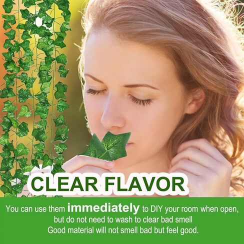 28 حزمة من إكليل اللبلاب الاصطناعي بطول 196 قدمًا، ونباتات أوراق اللبلاب المزيفة، ونباتات الكرمة الخضراء، وإكليل المنزل، والمطبخ، والشرفة، والحديقة، والمكتب، وحفلات الزفاف، وخلفيات للتصوير الفوتوغرافي في الهواء الطلق، غير متغيرة اللون in Kuwait