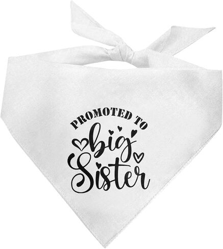 Big Sister Bandana for Dog, Dog Bandana Pregnancy Announcement, Red Dog Bandana, Dog Scarf, Dog Pregnancy Announcement, Dog Bandana for Small Medium Large Dogs (A84) in Saudi Arabia