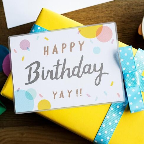 Rainmae 6 Pack 8.5" x 11" Rigid Print Protectors, Clear Waterproof Hard Plastic Page Sheet Protectors, Paper Sleeves Photo Plastic Sleeves Hard Plastic Document Holder Birth Certificate Protector in Kuwait