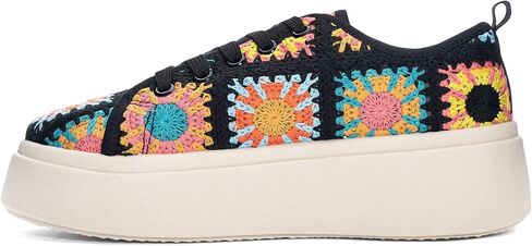 أحذية رياضية نسائية من Dirty Laundry من الكروشيه، أسود متعدد، 10 in Kuwait