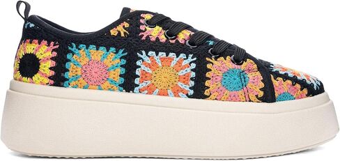 أحذية رياضية نسائية من Dirty Laundry من الكروشيه، أسود متعدد، 10 in Kuwait