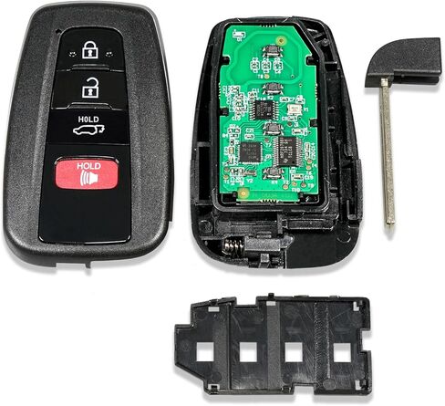 استبدال مفتاح فوب متوافق مع 2020 2021 2022 تويوتا هايلاندر سيارة دخول بدون مفتاح التحكم عن بعد بدء التشغيل عن بعد HYQ14FBC 8990H-0E020 314.3 ميجا هرتز 4 أزرار in Kuwait