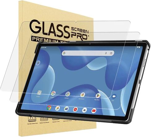 واقي شاشة من الزجاج المقوى i-Tensodo مكون من قطعتين لجهاز Onn Tablet Pro 10.4 بوصة 2023 (الموديل: 100110603) فقط - (لا يناسب Onn 10.1/11 بوصة Tablet Pro)، 2.5D، شفاف عالي الدقة، صلابة 9H in Saudi Arabia