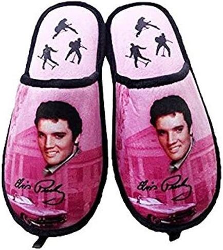 منتجات ميدساوث - شبشب إلفيس بريسلي وردي مع جيتار - مقاس واحد يناسب الجميع in Kuwait