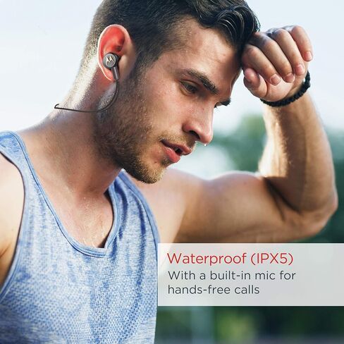 سماعات رأس Motorola Tech3 3 في 1 لاسلكية ذكية - سماعات أذن لاسلكية، سلك رياضي، قابس صوتي - مقاومة للتعرق، ميكروفون مدمج، علبة شحن مع نظام تخزين الكابل - موكا برونزي in Kuwait