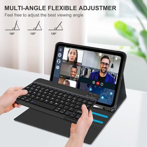 iPad 10th Generation Case with Keyboard 10.9 inch,iPad 10th Gen Keyboard, Detachable Wireless Bluetooth Keyboard,Smart Folio Case with Pencil Holder for iPad 10th Gen(A2696/A2757/A2777),Green in Saudi Arabia