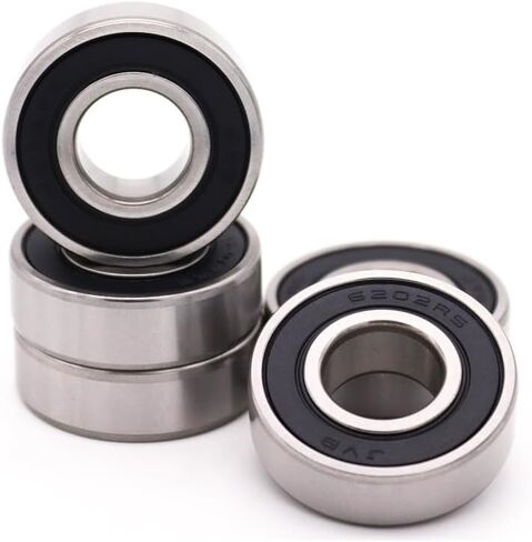10pcs AXK 6200-2RS 10x30x9mm Ball Bearings – Bearing Steel and Double Rubber Sealed Miniature Deep Groove Ball Bearings in Saudi Arabia