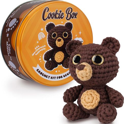 Beginner Crochet Kit - All Materials Included - Step-by-Step Video Tutorials in Saudi Arabia