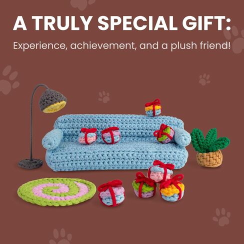 Beginner Crochet Kit - All Materials Included - Step-by-Step Video Tutorials in Saudi Arabia