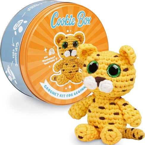 Beginner Crochet Kit - All Materials Included - Step-by-Step Video Tutorials in Saudi Arabia