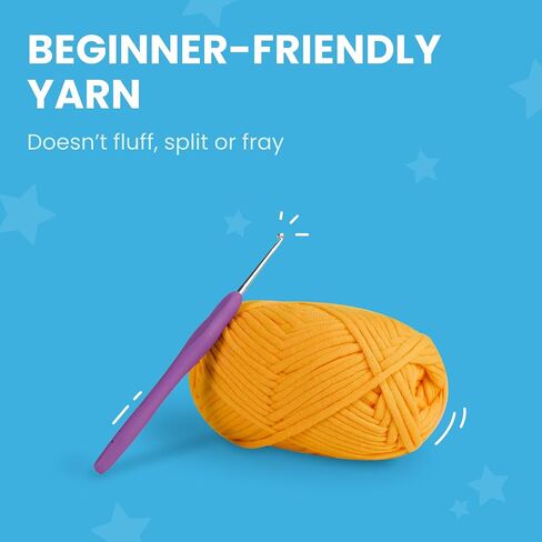 Beginner Crochet Kit - All Materials Included - Step-by-Step Video Tutorials in Saudi Arabia
