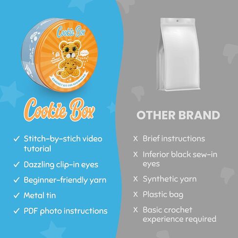 Beginner Crochet Kit - All Materials Included - Step-by-Step Video Tutorials in Saudi Arabia