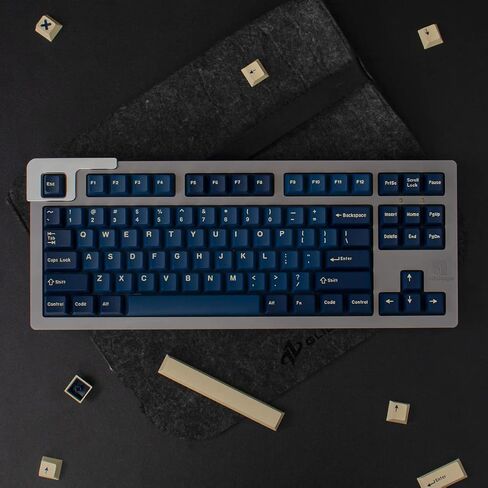 Gliging 190 Keys Keycaps Cherry Profile ANSI/ISO Layout for 60/64/68/75/84/87/98 Keys MX Cherry Kailh Switch Mechanical Keyboard（Matrix Keycaps） in Saudi Arabia
