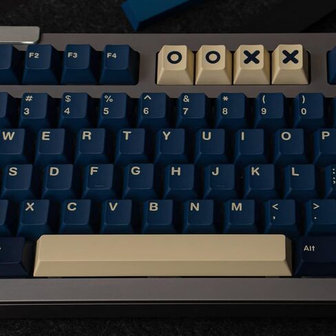 Gliging 190 Keys Keycaps Cherry Profile ANSI/ISO Layout for 60/64/68/75/84/87/98 Keys MX Cherry Kailh Switch Mechanical Keyboard（Matrix Keycaps） in Saudi Arabia