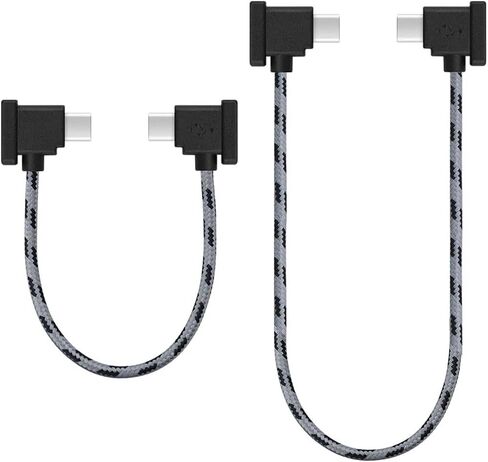 1FT+0.5FT(2 pack) Micro to USB C Remote Controller Cable for IPhone 15 Pro, DJI Mavic Mini,Mini SE, Mavic 2 Pro/Zoom,Mavic Air,Mavic Pro, Spark, DJI Drone to Tablet Cable OTG Data Cord Accessories in Saudi Arabia