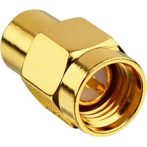 SMA 50 Ohm Terminator DC~18GHz SMA Male Connector SMA Loads DC Block in-Line RF Terminator Ultra-Low Insertion Loss Termination Load Coax SMA Terminator Blocks DC Voltage 1W from RF Test Equipment