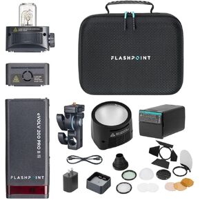 Flashpoint eVOLV 200 Pro II TTL Pocket Flash with Round Head Pro Kit