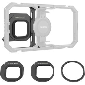 SMALLRIG 67mm Magnetic Filter Ring Adapter for Universal Mobile Video Cage 4299B, Strong Magnetic Two-Way Attraction, for SMALLRIG 67mm Phone Magnetic Filter Series - 4843